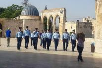 شرطة الاحتلال يقتحمون المسجد الأقصى تصوير صابرين عبيدات
