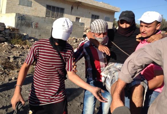 إصابة شاب بالمطاط واعتقال آخر في النبي صالح