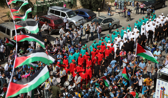 مسيرة في جنين تضامنا مع القدس وتنديدا بجرائم الاحتلال