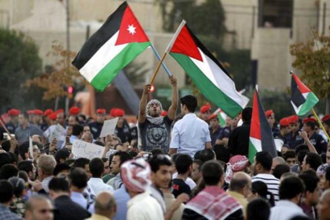 تواصل الاحتجاجات الاردنية ضد قرار واشنطن بشأن القدس