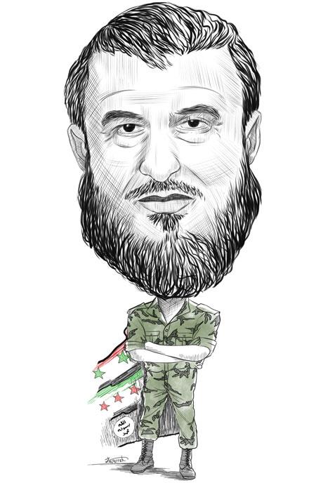 زهران علوش الذي أطلق الأسد سراحه لتبدأ عسكرة الثورة