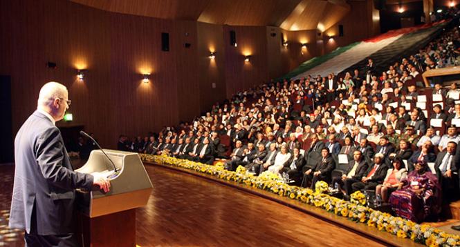 الحمد الله خلال مؤتمر السياحة يؤكد ضرورة تكاتف الجهود لحماية تراث فلسطين