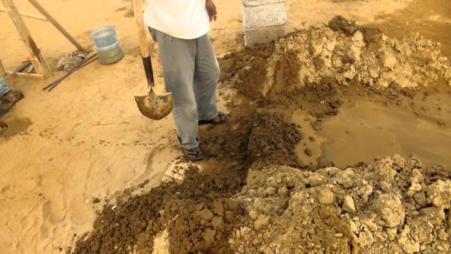 مصرع عامل في انهيار حفرة مياه في بيت لاهيا