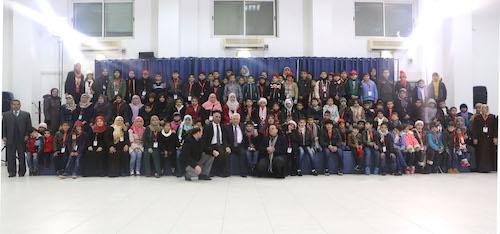 الرئيس يستقبل ١١٥ طفلا من المحافظات الجنوبية