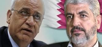 مشعل يلتقي عريقات الليلة بالدوحة