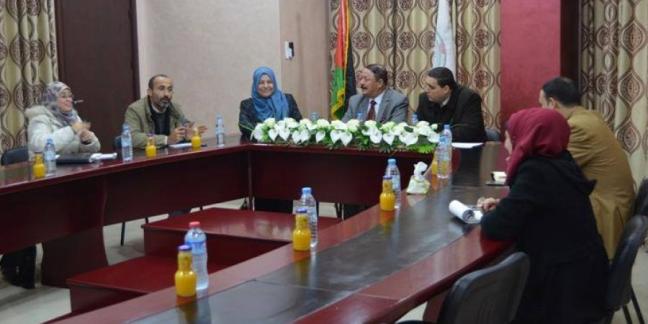 جامعة فلسطين تستقبل مؤسسة رعاية أسر الشهداء والجرحى