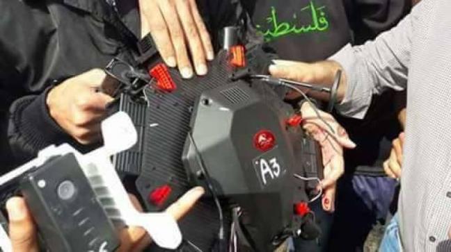 شبان غزة يسقطون طائرة تصوير اسرائيلية