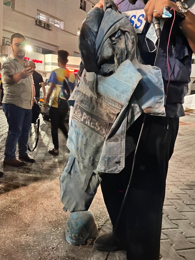 استشهاد الصحفيين سعيد الطويل ومحمد صبح بغارة غرب مدينة غزة